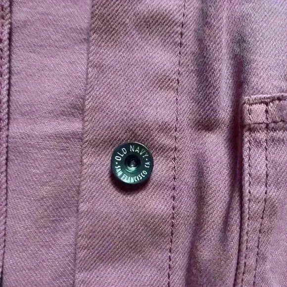 Old navy pink denim barn jacket - Picture 3 of 3